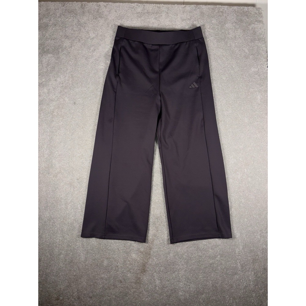 adidas womens wide leg‎ strata high waisted pants xl